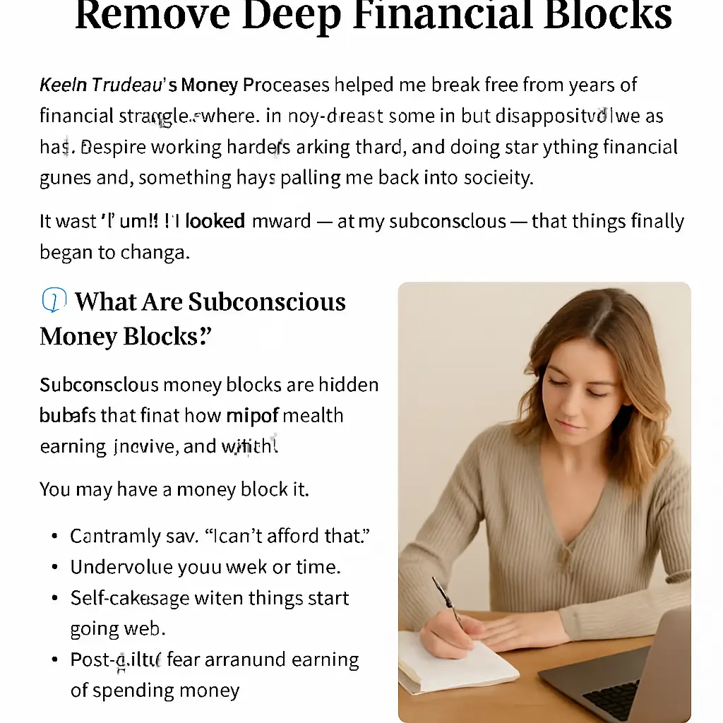 Kevin Trudeau Money Processes