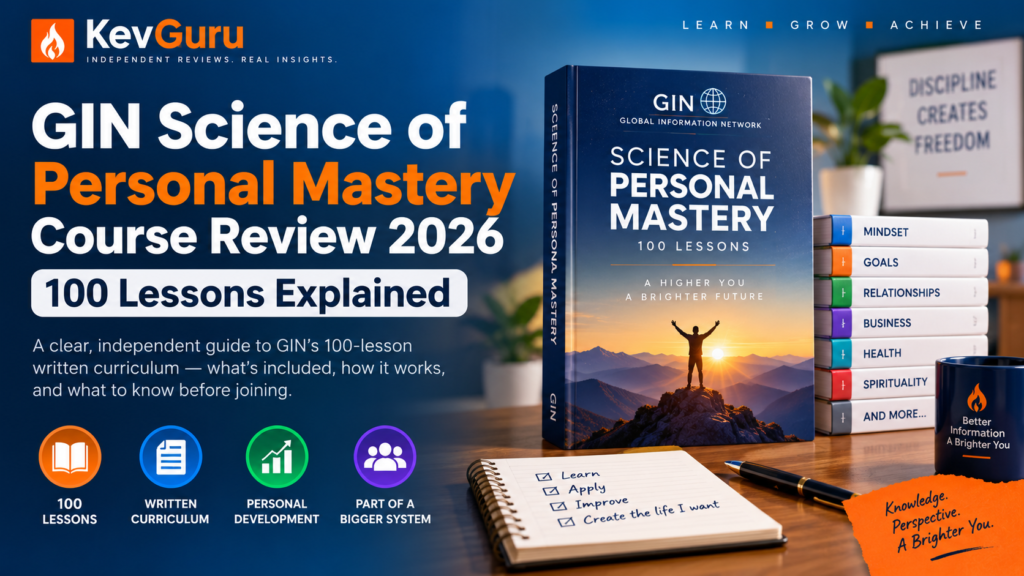GIN Science of Personal Mastery Course Review