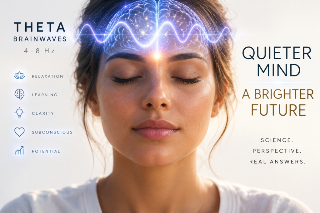 Kevin Trudeau Theta State showing theta brainwaves, meditation, learning, relaxation and subconscious-focused mental activity