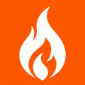 KevGuru flame icon representing personal growth and success